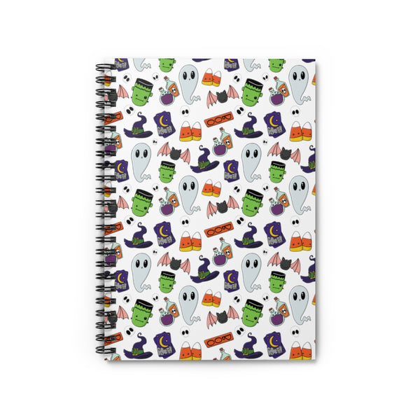 Cute Spooky season Spiral Notebook - Ruled Line