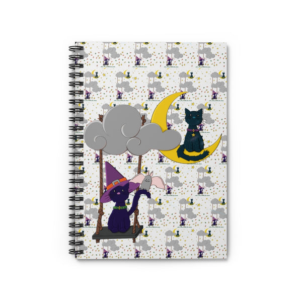 There's a little witch in all of us black cat Spiral Notebook - Ruled Line