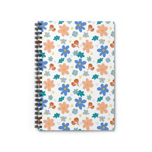 Back to school floral Spiral Notebook - Ruled Line