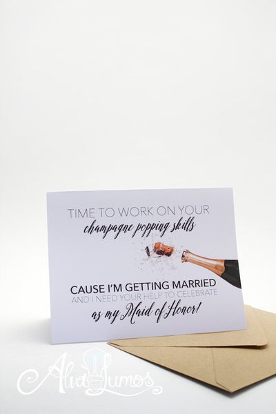 Maid of Honor proposal - Be my Maid of honor