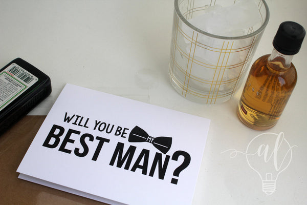 Will you be my best man proposal card
