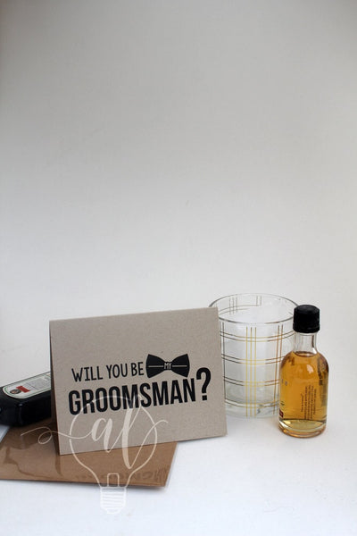 Will you be my groomsman proposal card