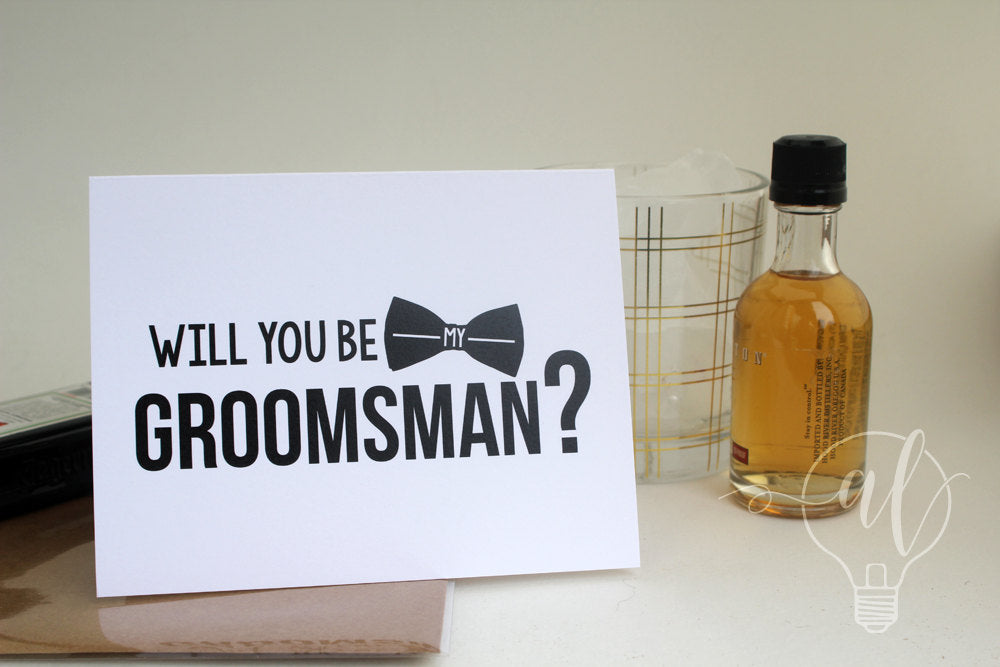 Will you be my groomsman
