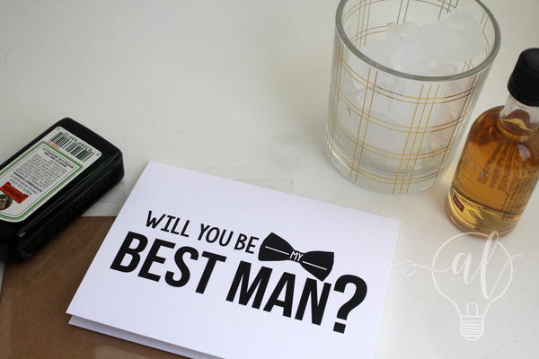 Will you be my best man proposal card