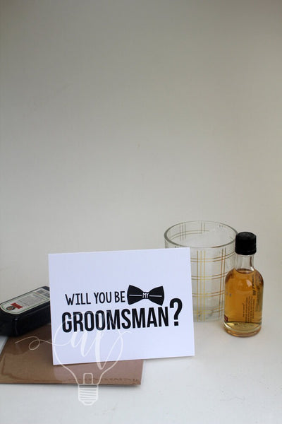 Will you be my groomsman