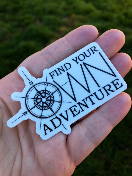 Find your own adventure sticker