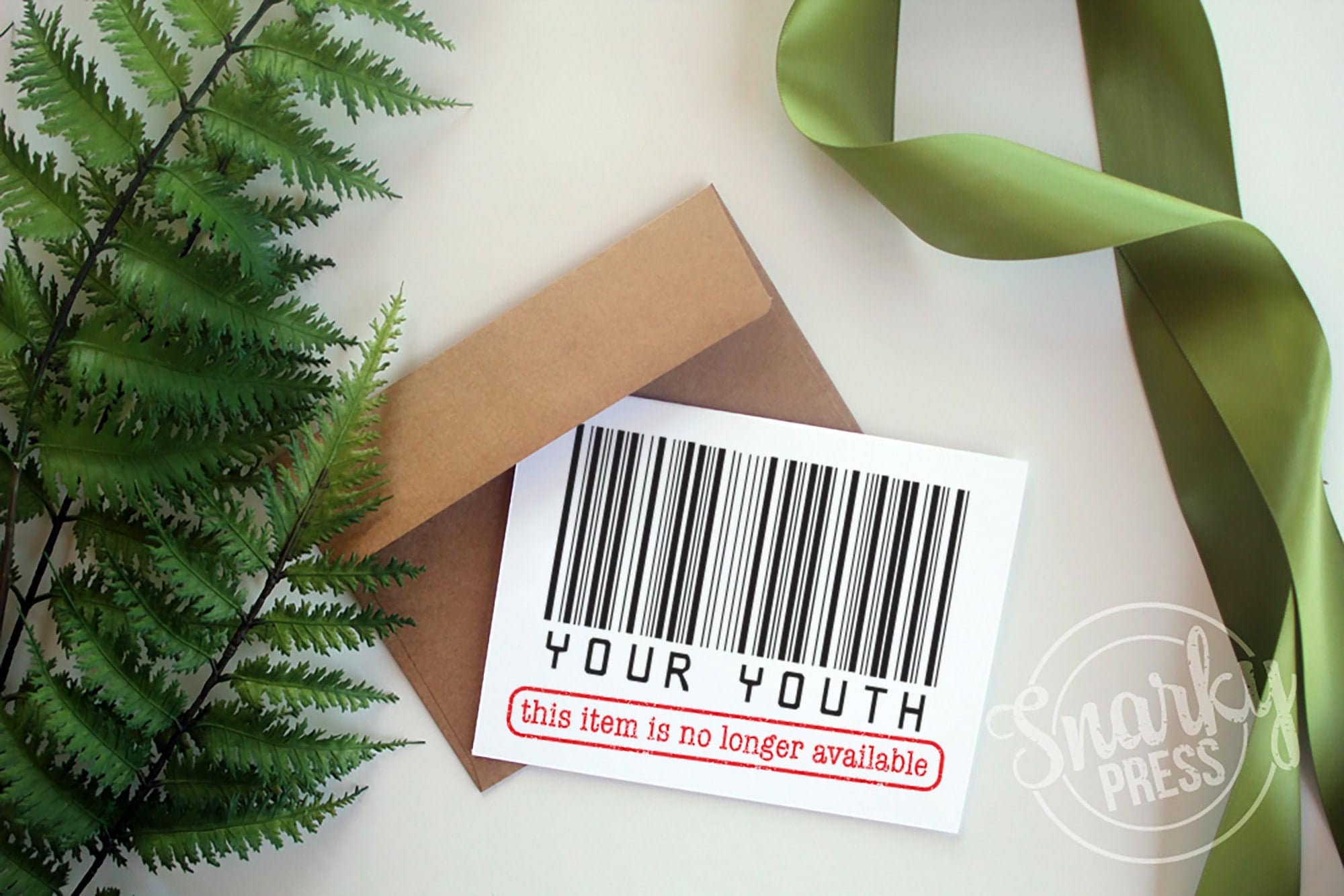 Your youth item expired funny birthday card