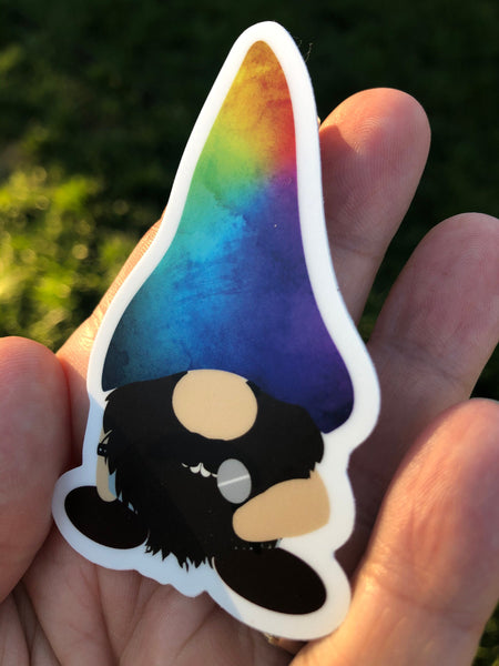 Queen Gnome  LGBTQ gnome sticker
