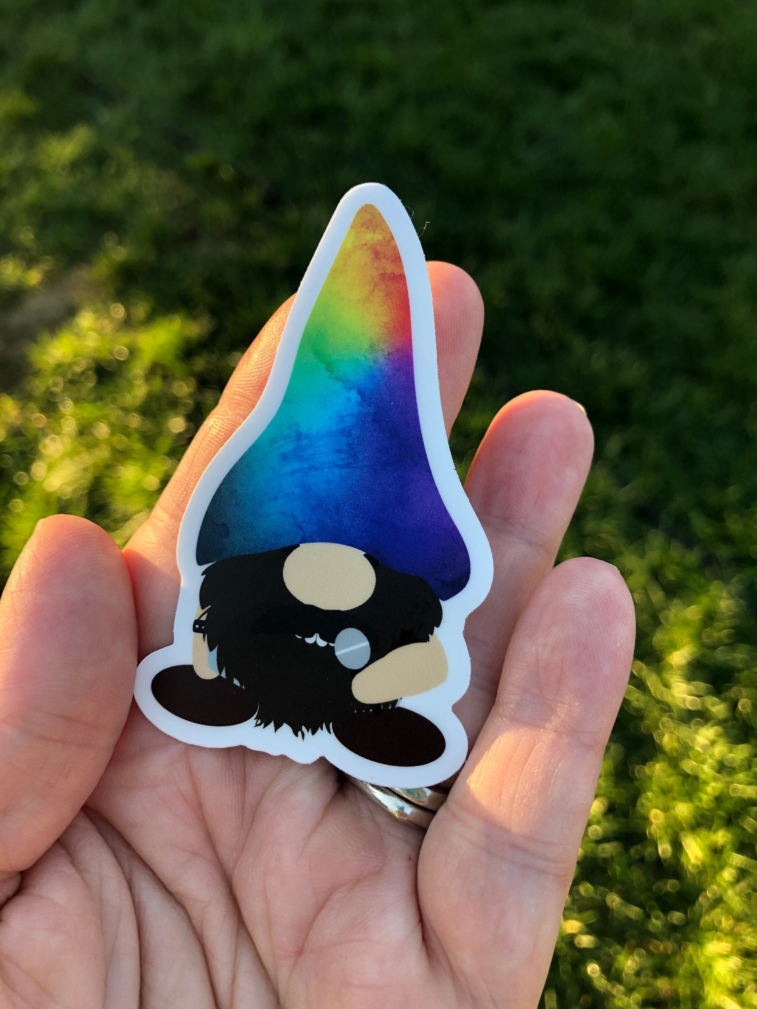 Queen Gnome  LGBTQ gnome sticker