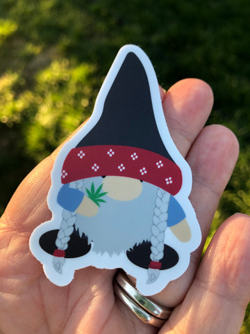 Country Gnome sticker