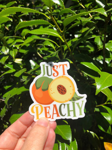 Just peachy southern charm sticker