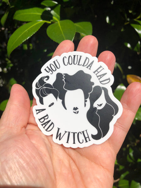 The queens of halloween Bad Witch stickers