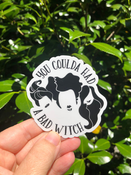 The queens of halloween Bad Witch stickers