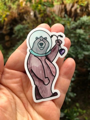 Bears, beets and battlestar gala funny office sticker