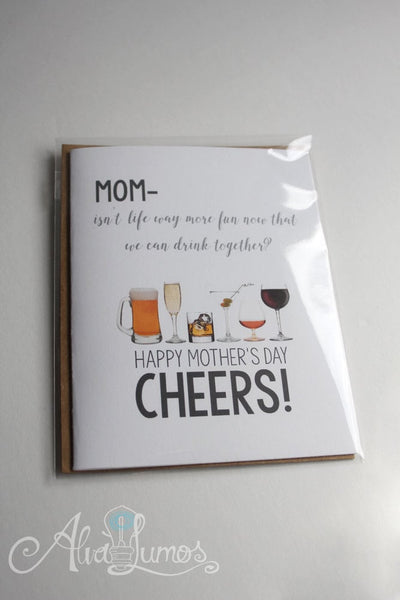 Cheers! Mothers day card
